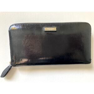 Kate Spade black clutch wallet